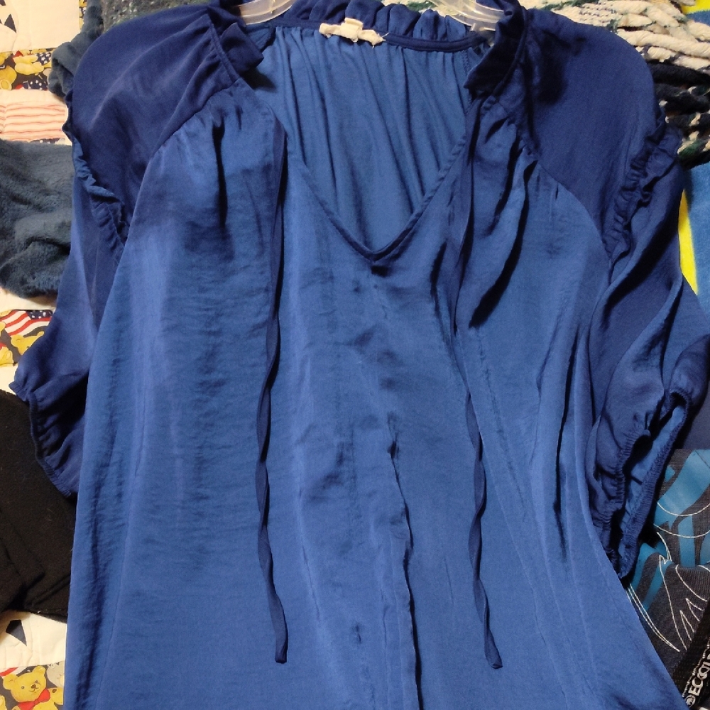 Elegant Sapphire Women's Blouse